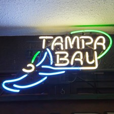 Vintage 2002 Tampa Bay Devil Rays 12x24 Neon Light Sign