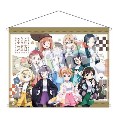 Is the Order a Rabbit? GochiUsa Atre Akihabara B2 Tapestry Wall Scroll Japan