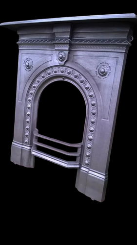 Victorian Edwardian Cast Iron Combination bedroom Fireplace - Picture 2 of 10