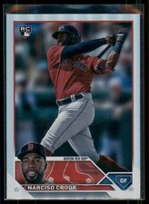 2023 Topps Update Narciso Crook Rainbow Foil RC #US186 Boston Red Sox