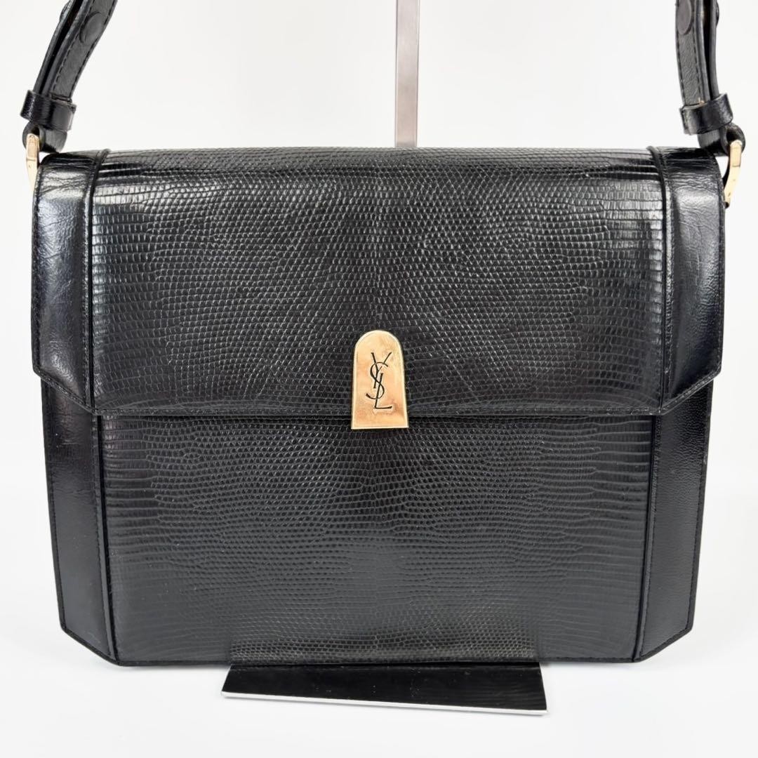 Borsa a tracolla Saint Laurent a mano in ottime condizioni logo YSL Cassandra Lizard