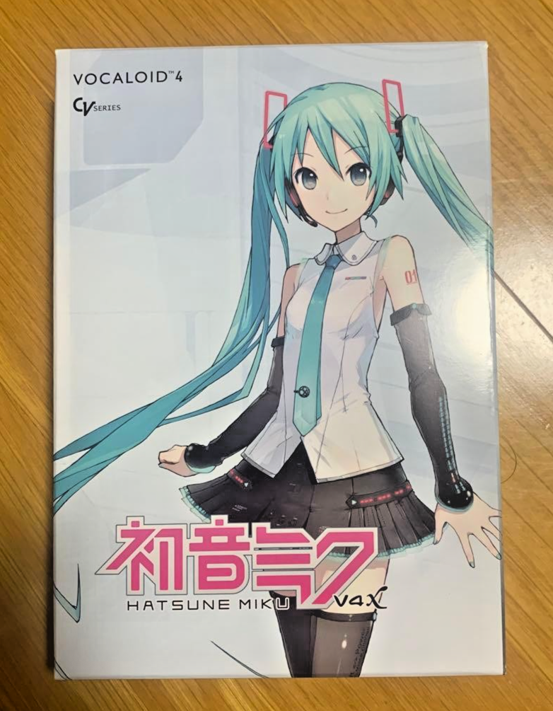 Hatsune Miku V4X Vocaloid4 Software English Included Cubase LE