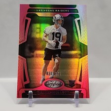 2025 Panini Certified Tommy Mellott #128 Mirror Pink Raiders Rookie /225 NFL