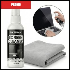 Screen Cleaner Kit with Microfiber Cloth, Streak-Free Spray for Laptop TV