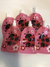 6-10o/z Little Squirt Drink Bottles W/Clip