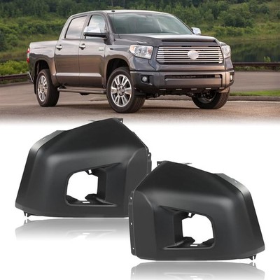 Front Bumper End Cap Tundra 2014-2021 TO1004182 Matte Black No Park Assist