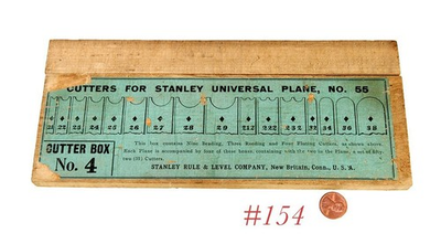 #ad #4 upgrade shape STANLEY TOOLS 55 CUTTERS IRONS w box $120.00