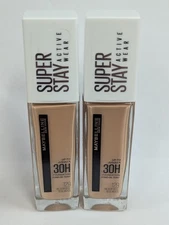 2 MAYBELLINE SUPERSTAY ACTIVE WEAR FOUNDATION 129 MEDIUM BEIGE 1fl oz NEW SEALED