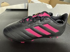 Kids Size 13K Black Pink Adidas Goletto VIII FG J Soccer Cleats GX6907