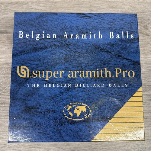 USED-Aramith Super Aramith Pro Belgian Billiard Balls Complete Set-Pool Table