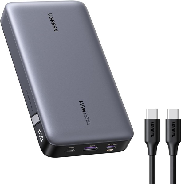 Ugreen Nexode Power Bank 25000Mah 145W USB-C Akku Mit Display FüR Macbook-image