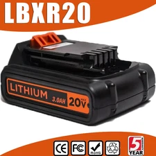 3.8Ah for Black and Decker 20V Lithium-Ion Max Battery 20 Volt LBXR20 LBXR2020