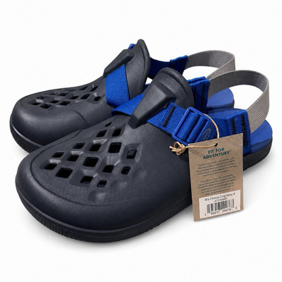 Chaco Chillos Clog Sandal Navy US 9 EU 42 UK 8 M Rubber Adj Strap