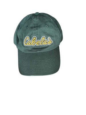 Cabelas Worlds Foremost Outfitter Hat Baseball Cap Adjustable Green Casual Mens 