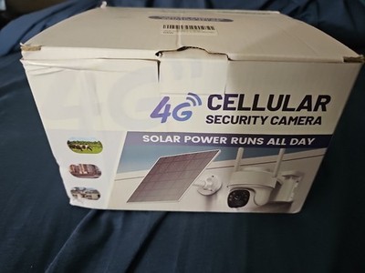4G LTE Cellular Security Camera,No WiFi Outdoor Camera includes SIM Card,Pan