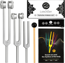 Kit diapason pour guérison (128Hz, 256Hz, 512Hz) — Essential Yoga et Meditati