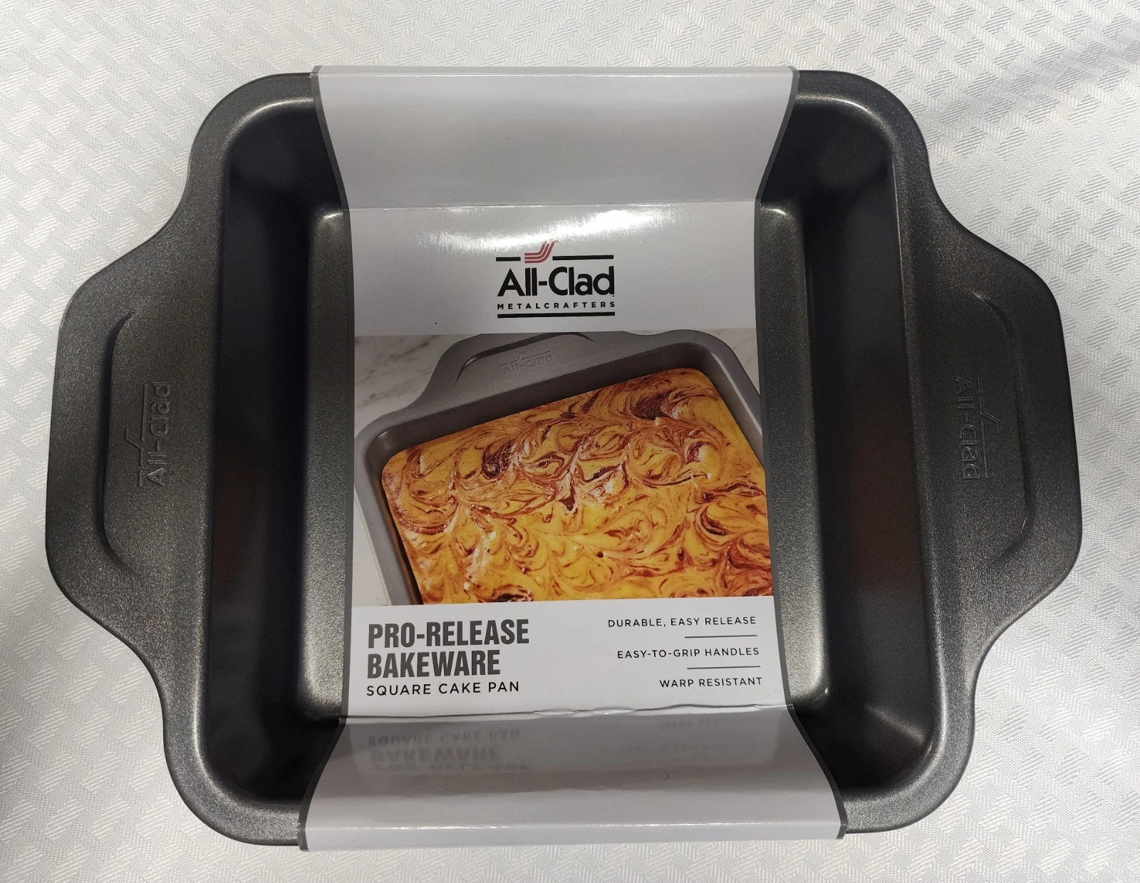All-Clad Pro-Release Bakeware Square Nonstick Cake Pan 8" x 8" x 2" New