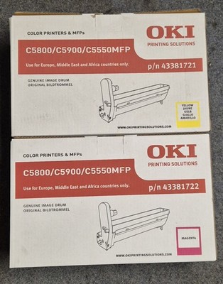 Oki C5800/C5900 Image Drum  Magenta und yellow