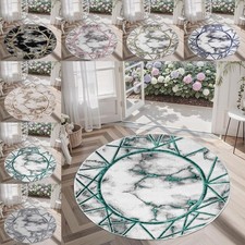 Abstract Round Rugs For Living Room Bedroom Carpet Lounge Circle Rug 120x120 cm