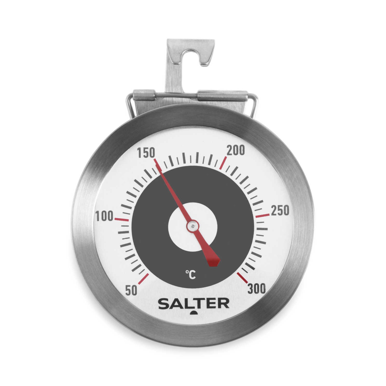 Salter Oven Thermometer Analogue Kitchen Temperature Gauge Stainless Steel BBQ