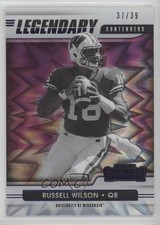 2021 Contenders Draft Picks Legendary Blue Explosion 37/39 Russell Wilson #4 8e3