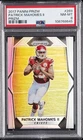 2017 PANINI PRIZM PRIZM #269 PATRICK MAHOMES II ROOKIE RC PSA 8