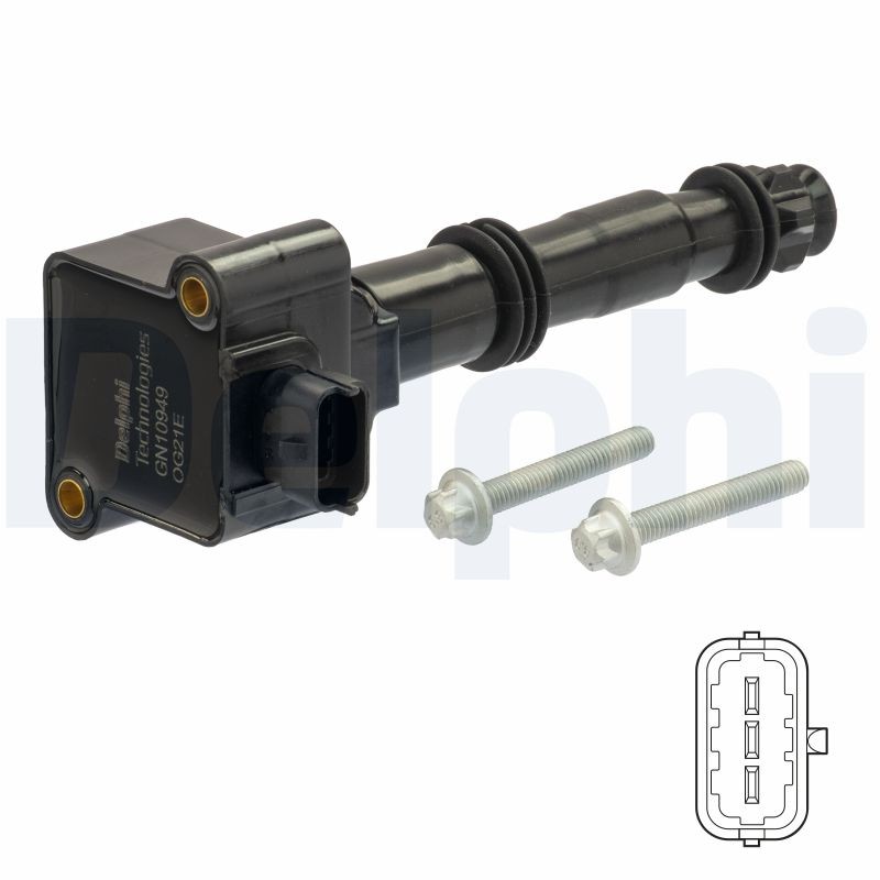 Für DELPHI ELEKTRONIKA GN10949-12B1 IGNITION COIL - Bild 5