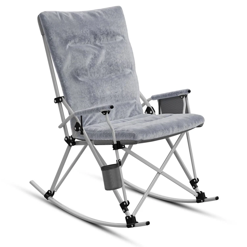 Folding Rocking Camping Chair Portable Outdoor Rocker