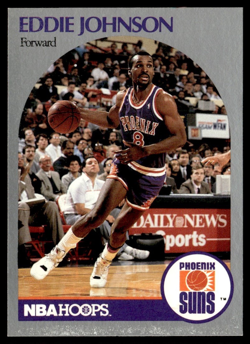 1990-91 Hoops Eddie Johnson Phoenix Suns #237