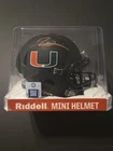 Ray Lewis Miami Hurricanes Signed Autographed Mini Helmet Beckett Authenticated
