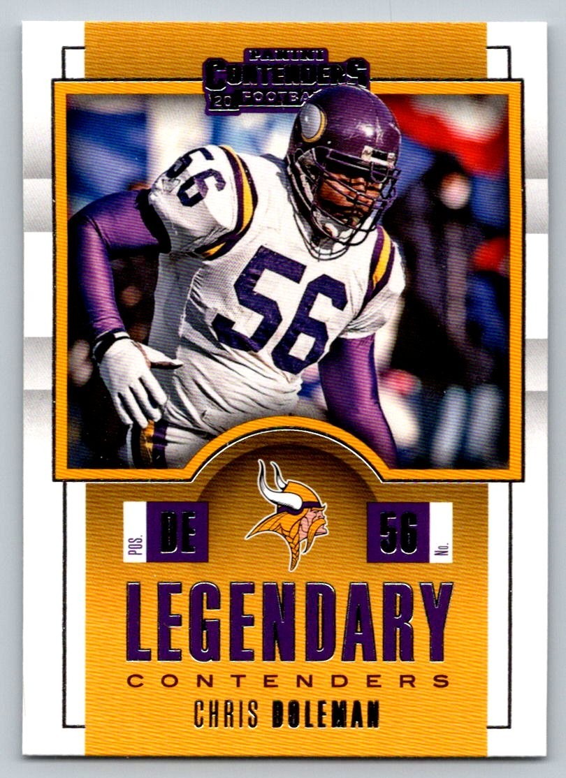 2017 Panini Contenders Legendary Chris Dolman Vikings #LC-14 (a