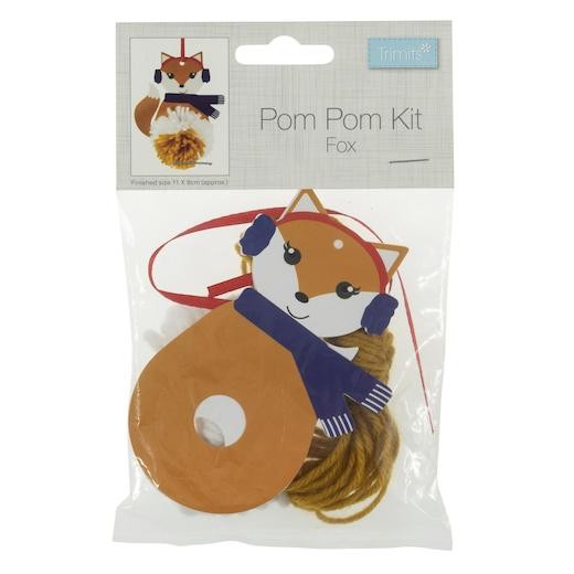 Trimits Pom Pom Decoration Kit - Fox