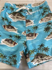 GYMBOREE SWIM TRUNKS/Shorts BLUE Boys 6