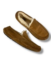 UGG Ascot Men's Suede Moccasin Slippers Chestnut Tan--NO SIZE TAG Size 10 