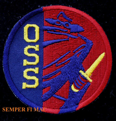 OSS PATCH Office of Strategic Services Intelligence CIA HAT PATCH US SPY VS SPY!