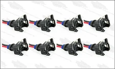 8 - EV1 Fuel Injector Connector Plug Clip Pigtail Quick Disconnect  