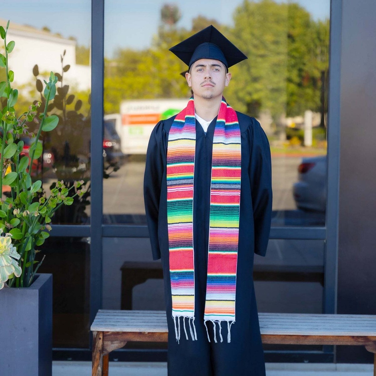 Endea Graduation Red Mexican Hispanic Serape Student Stole Unisex | eBay