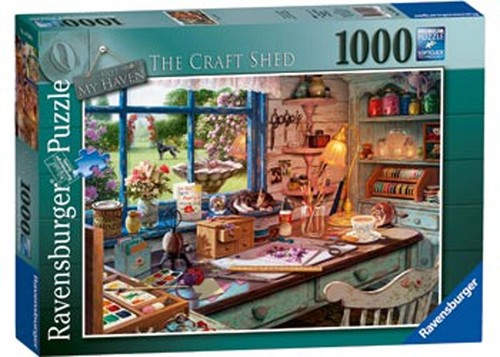 My Haven No 1 The Craft Shed Puzzle Puzzle 1000 pieces Ravensburger - Picture 1 of 3