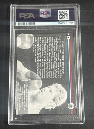 1991 Ringlords Tommy Morrison Rocky Signed The Duke Auto Psa Coa Mint Rc /150 - Picture 3 of 11