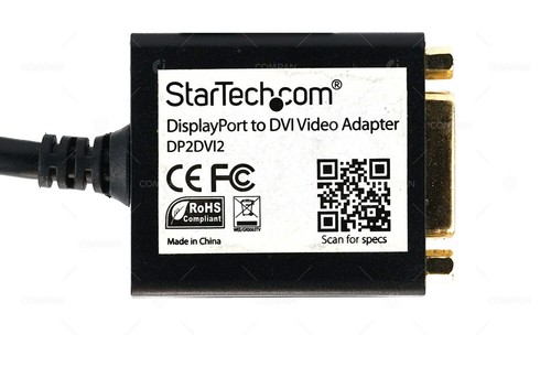 DP2DVI2 STARTECH DISPLAYPORT TO DVI VIDEO ADAPTER CABLE 0.25M - Picture 2 of 6