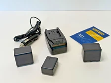 Watson Replacement Batteries plus Compact AC/DC Charger