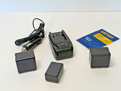 Watson Replacement Batteries plus Compact AC/DC Charger