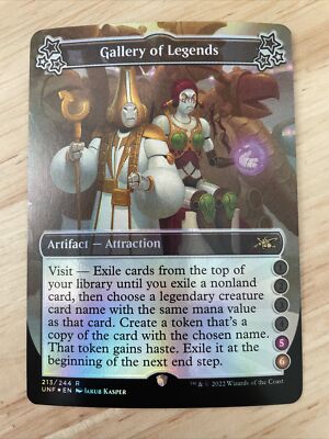 mtg unfinity card gallery MTG Gallery of Legends (5-6) FOIL NM/M UNF Unfinity #213/244