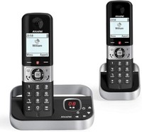 ALCATEL Telephone F890 Voice Duo Black, Call Block & Voice Mail Cordless phone-N