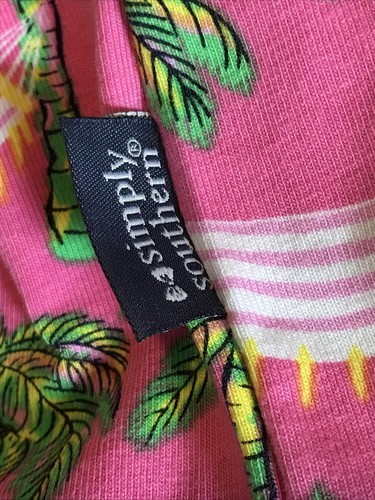 Simply Southern 2PC Outfit. Palm Trees Dress & Striped Pants. Size 5T. NWT - Picture 7 of 12