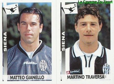 578 GIANELLO TRAVERSA ITALIA AC.SIENA STICKER FUSSBALLSPIELER 2001 PANINI