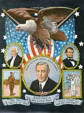 America We Love You - 1917 - World War I - Propaganda Magnet
