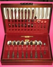 1910-1942 Oneida 34 Pc. Community Silver Plate Flatware w/Case + 8 mini Spoons — photo 1
