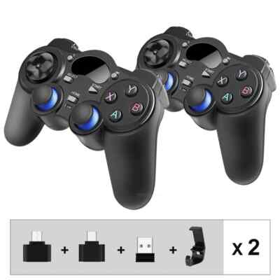 2.4 G Controller Gamepad Android Wireless Joystick Joypad with OTG Converter