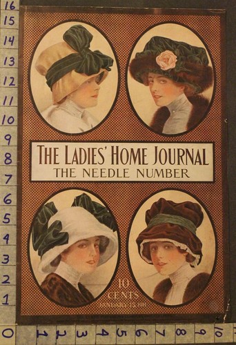 1911 WOMEN FASHION HAT MILLINERY WINTER 